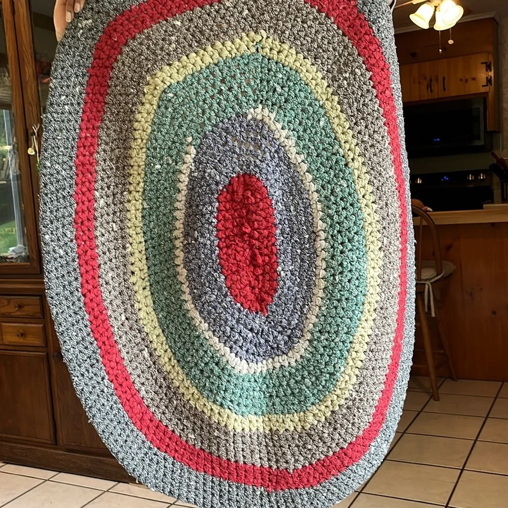 Multicolor Braided Rugs